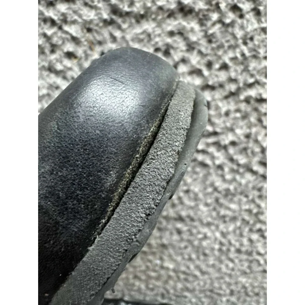 Birkenstock Boston Natural Leather Oiled Slip On Clogs Black Mens Size 43 EU - Picture 9 of 10